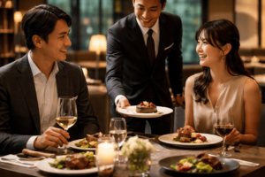 タイミングまでスマートに整う会食へ｜話が長引いても“滞在延長・デザート提供”を気持ちよく調整するコツ