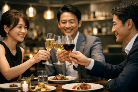 「シャンパーニュで乾杯→白→赤」で失敗しない、会食ディナーの“ワインの順番”提案