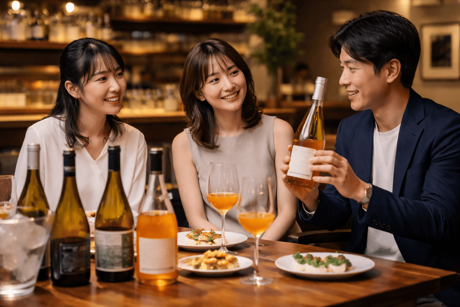 会食ディナーで「ちょっと個性的なワイン」を頼みたい人へ——自然派・オレンジワイン相談をスマートに通すコツ